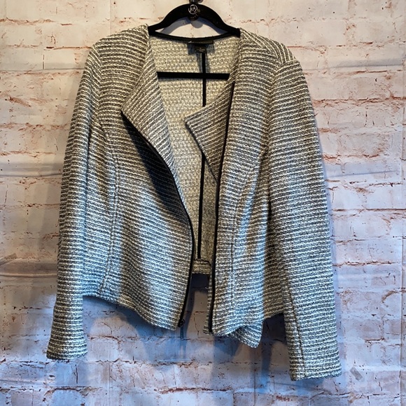 Lane Bryant asymmetrical zipper jacket casual 14 - Picture 6 of 8